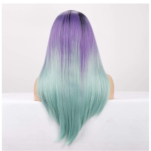 24” Straight 3 Tone Colored Lace Front Wig main image 5